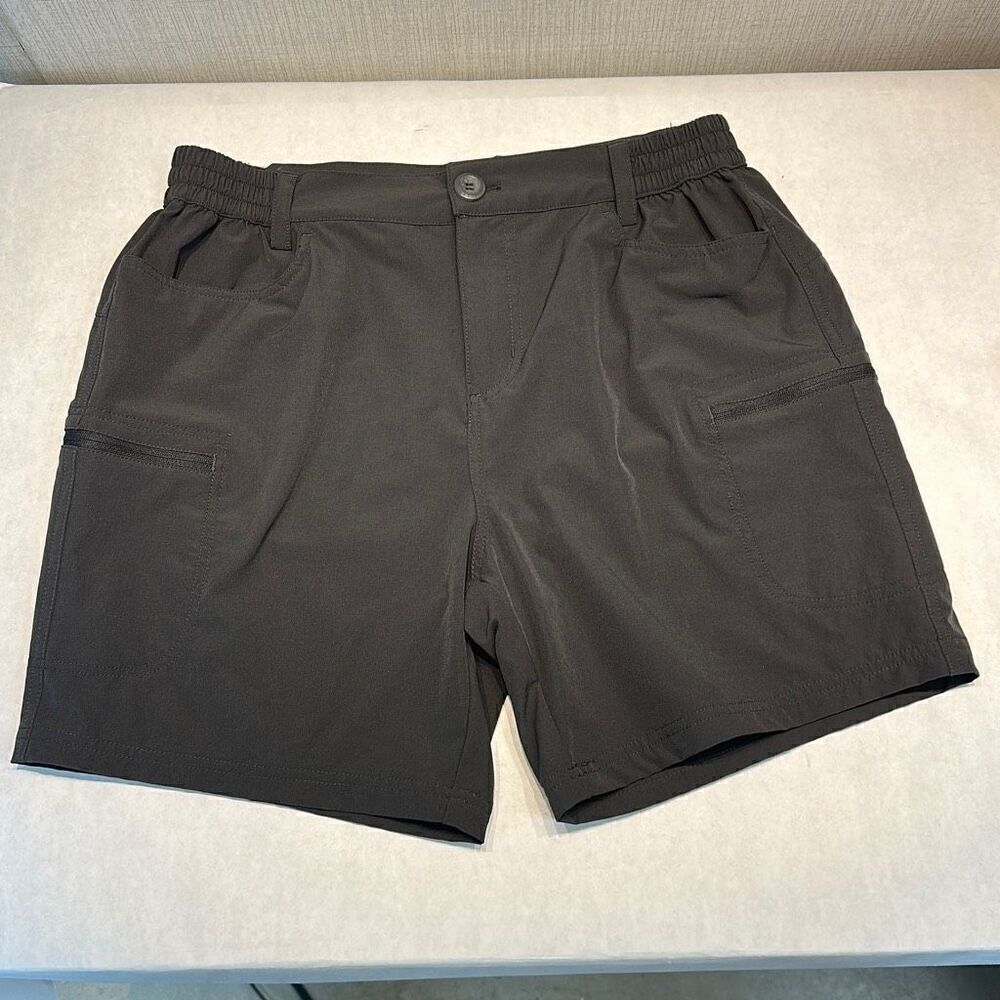 Willit Black Shorts Button Front Size Medium Cargo Pockets Hiking Outdoors